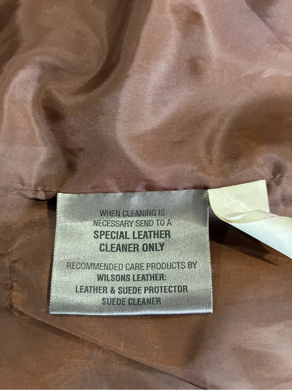 Wilsons Leather Suede Blazer Jacket Brown Genuine Leather Western Boho WM Small - Picture 6 of 6
